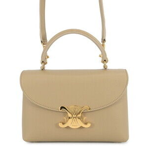 CELINE Teen Nino bag supple grained calfskin Beige Cream